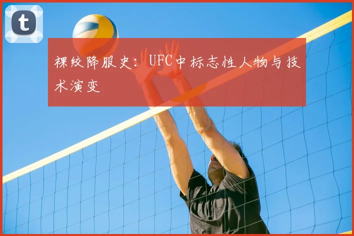 裸绞降服史:UFC中标志性人物与技术演变
